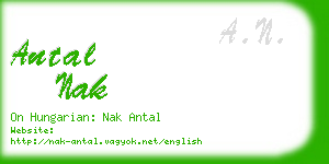 antal nak business card